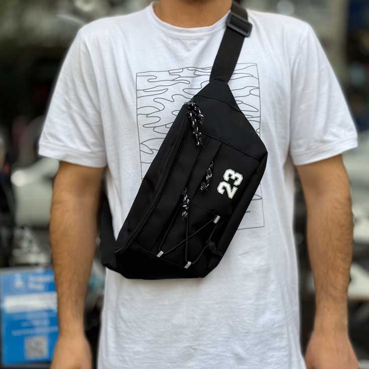 بادی بگ اسپرت مشکی جردن 23 کد K191