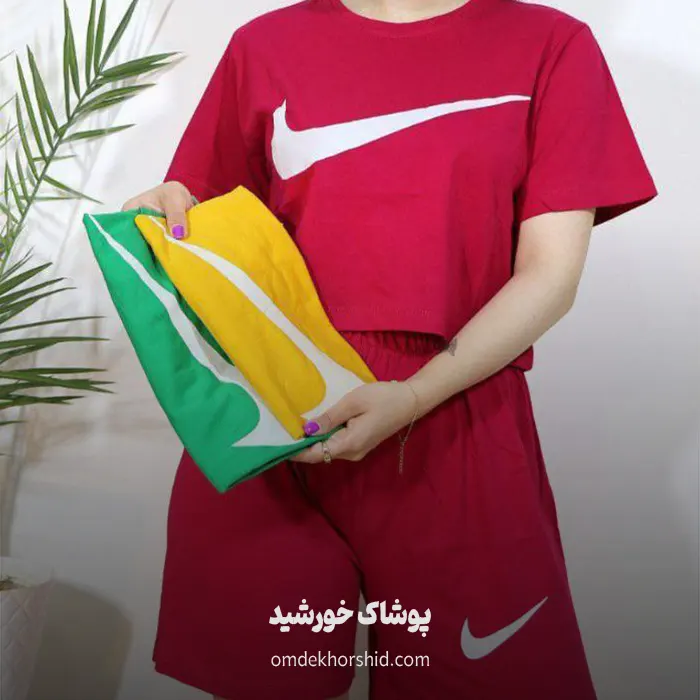 ست کراپ شورتک نایک (رنگی. رنگی)