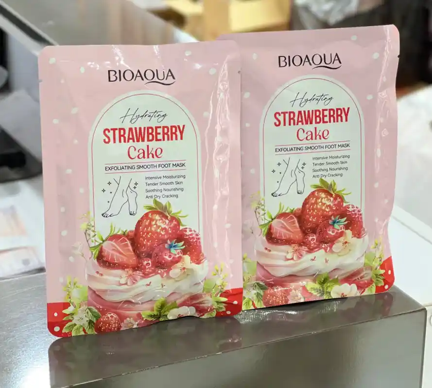 ماسک پا کیک توت فرنگی بیواکوا BIOAQUA