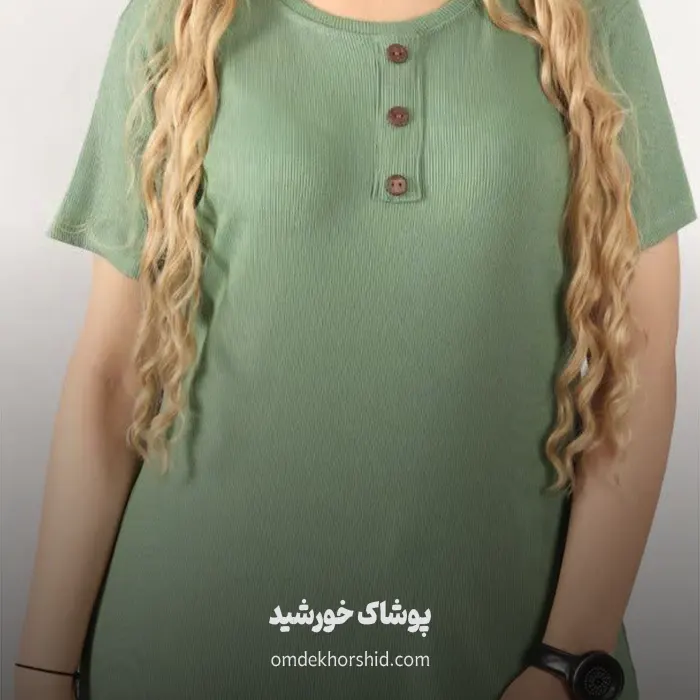 تیشرت فوق قواره۳دکمه