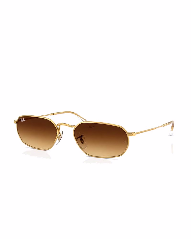 عينک آفتابی اسپرت ريبن مدل RayBan RB3947 - فريم طلايي عدسي هايلايت قهوه اي