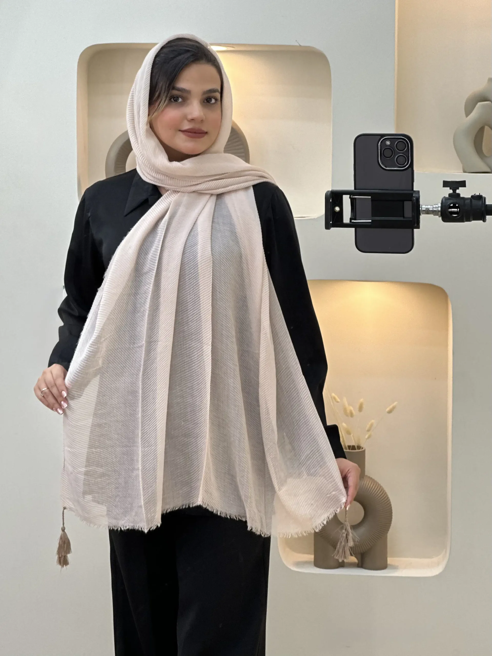 شال زارا-2133 - پنککی