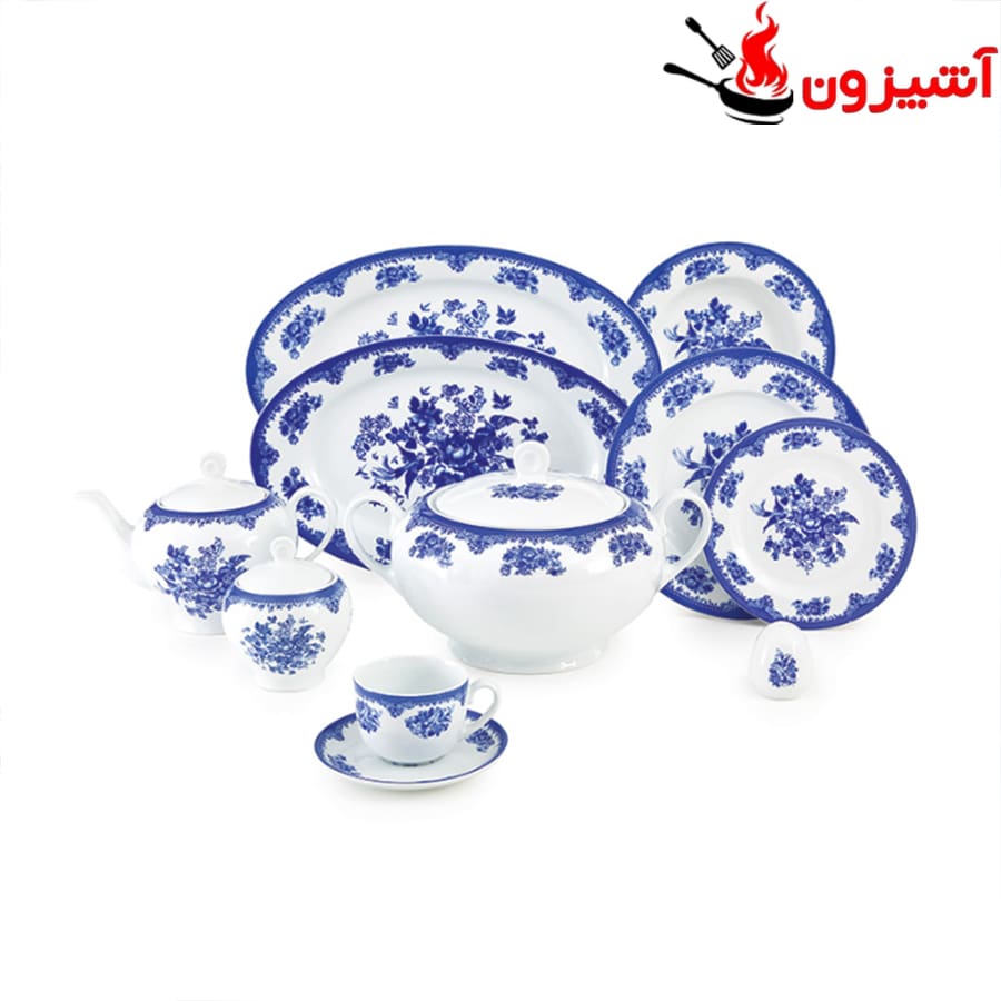 سرویس 102 پارچه 12 نفره طرح فلورانس