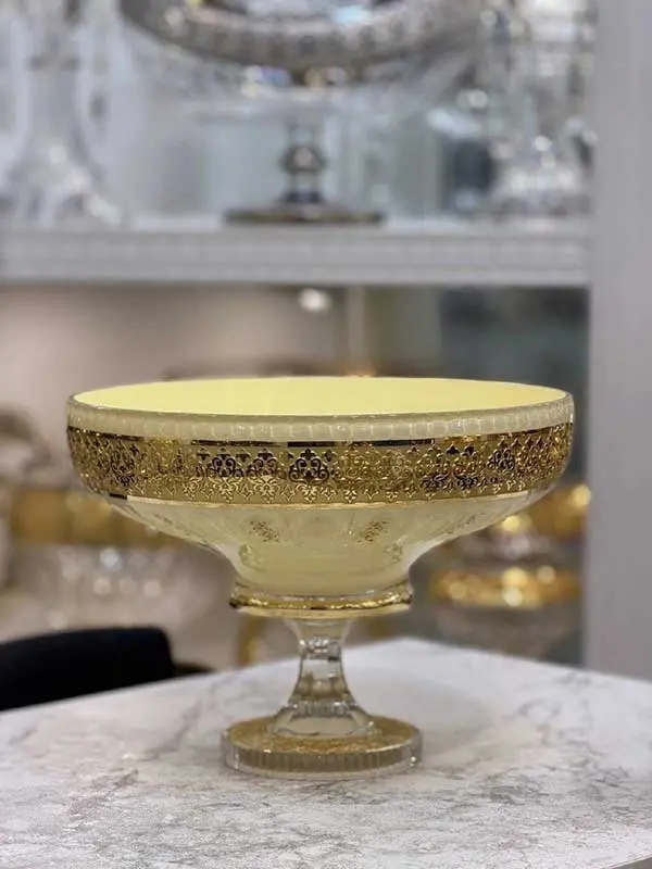 میوه خوری بزرگ طلاکوب آیسان کرم کد ۳۵۰