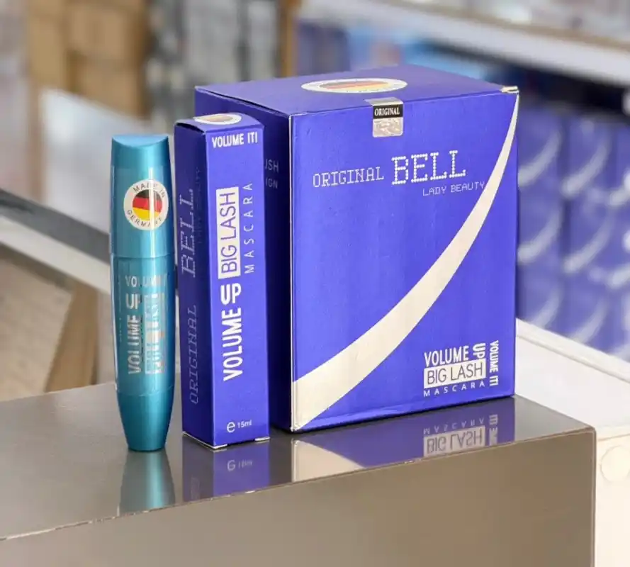 ریمل حجم دهنده پوکه آبی بل BELL