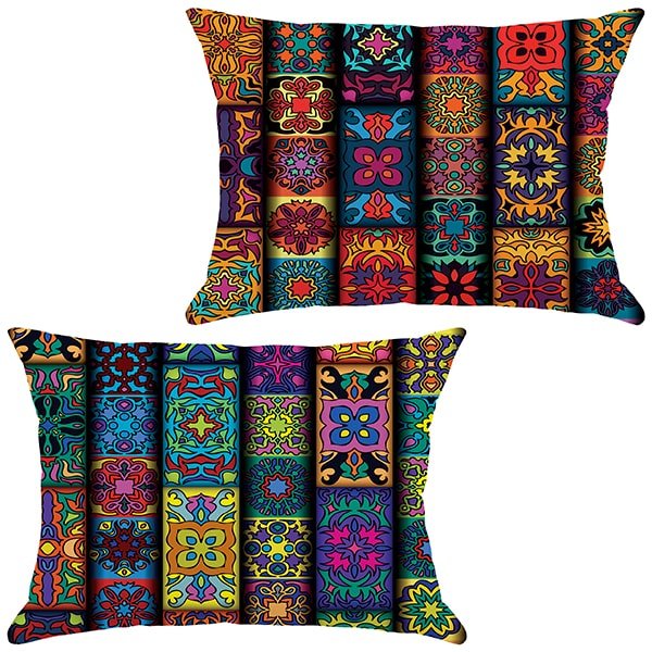 ست کاورکوسن مستطیل رنس مدل C22-10525 &10526