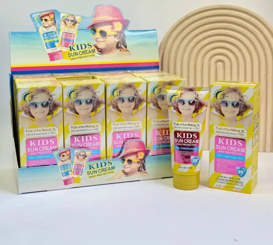 کرم ضد آفتاب بچگانه SPF35 وکالی Wokali