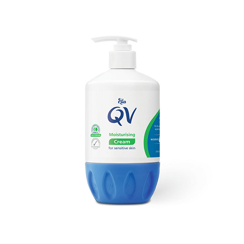 کرم مرطوب کننده قوی مخصوص پوست حساس و اگزمایی QV کیووی 500 گرم