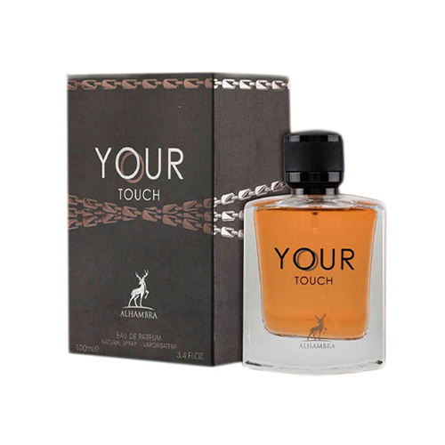 عطر مردانه رایحه your touch برند الحمبرا 100میلی لیتر