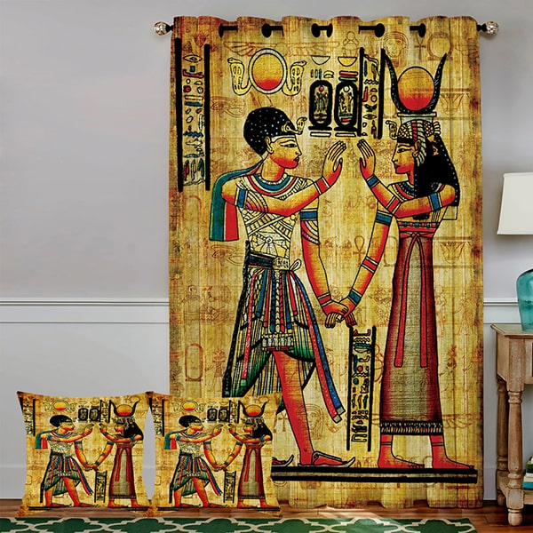 پرده رنس مدل S4-41110 به همراه کوسن