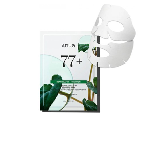 ماسک صورت آبرسان و soothing مدل heartleaf 77 آنوا
