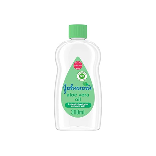 روغن نرم کننده بدن کودک حاوی aloe vera جانسون 300 میلی لیتر