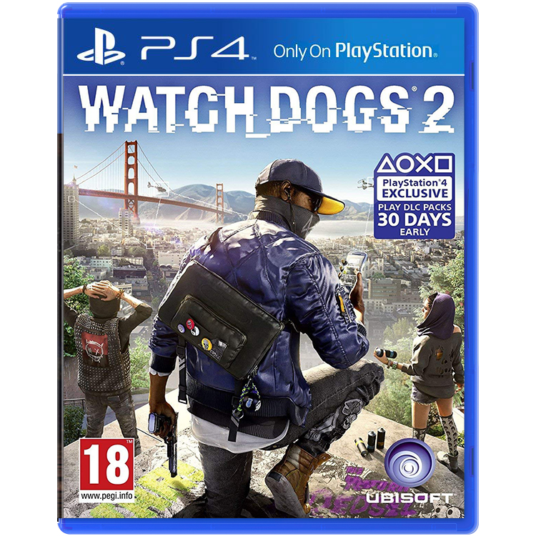 دیسک بازی watch dogs 2 برای ps4