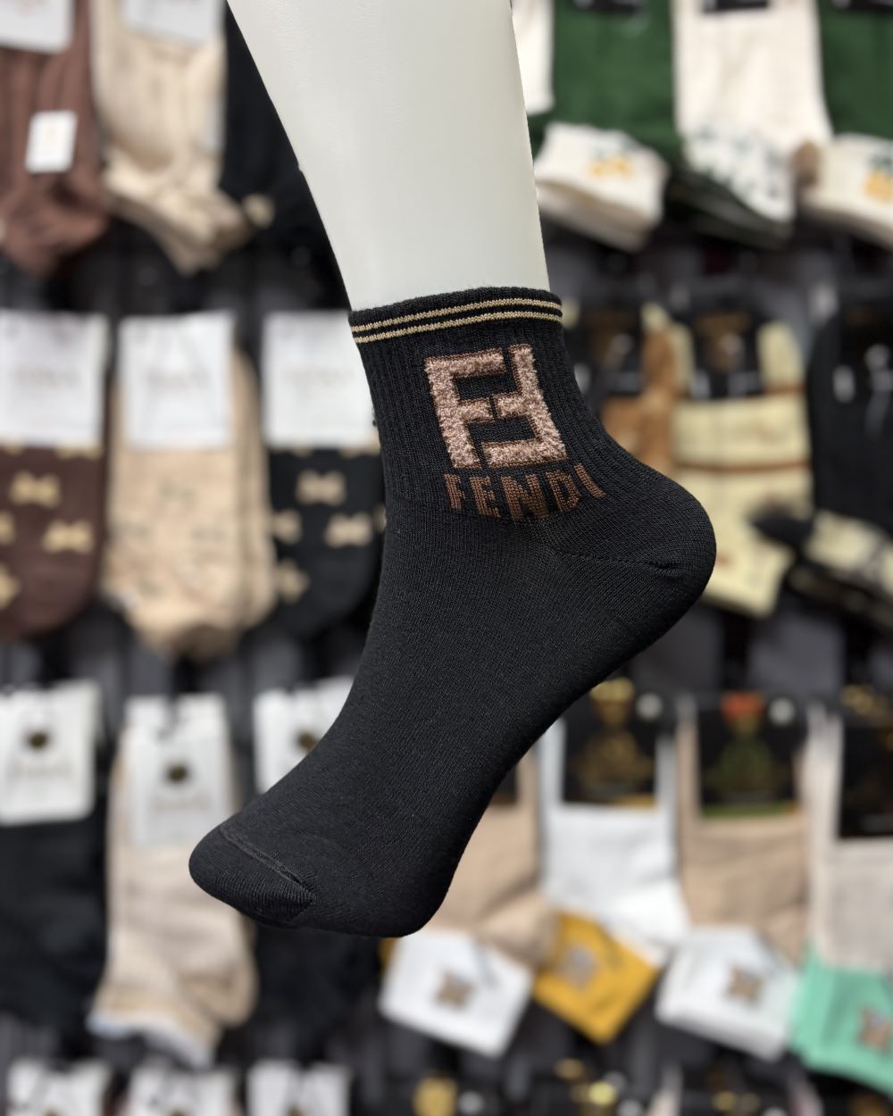 جوراب نیم ساق fendi توسکا