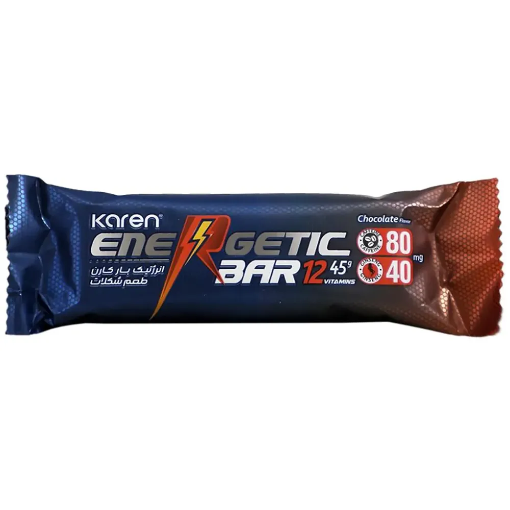 انرژتیک بار کارن طعم شکلاتی 45 گرمی