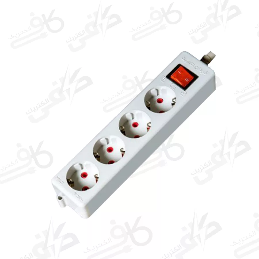 رابط4خانه ارت دار بدون سيم سراميكی فردان الکتریک