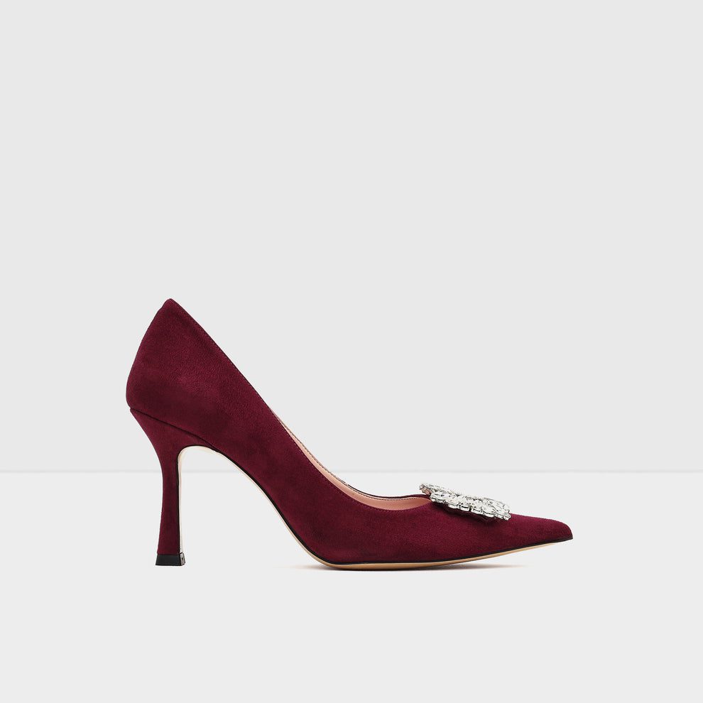 کفش پاشنه‌دار زنانه زرشکی MIDORI-TR – ALDO