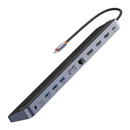 هاب مبدل 12 پورت Type-C بیسوس مدل WKSX030213