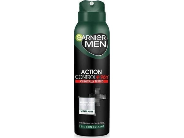 اسپری ضد تعریق مردانه 96 ساعته گارنیر مدل action control96h حجم 150 میل