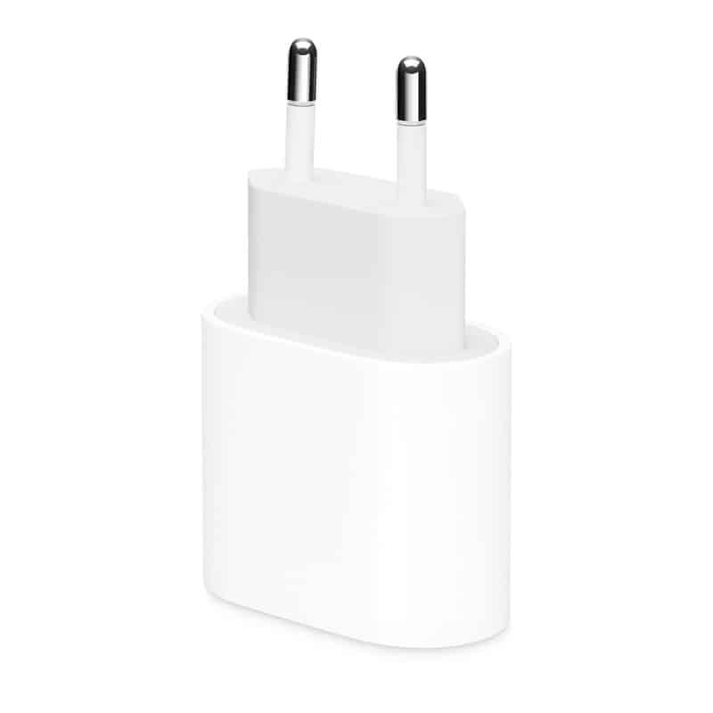 شارژر دیواری تایپ سی 20 وات اپل مدل 20W USB-C اصلی با گارانتی 12 ماهه شرکتی