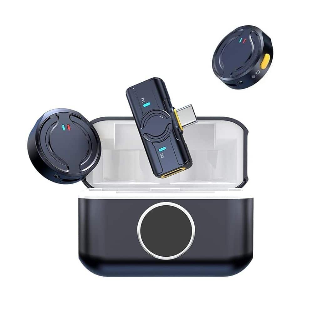 ست میکروفن بی سیم مدل Q81 با درگاه اتصال usb type c