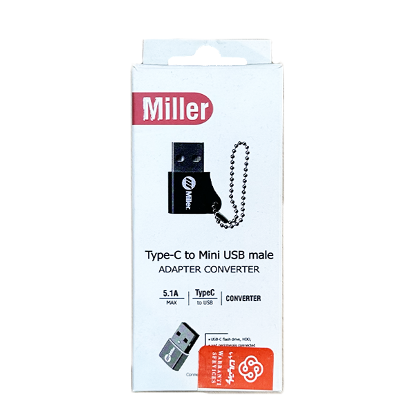 تبدیل تایپ سی به USB میلر مدل mo-201 گارانتی شش ماهه پارتیان