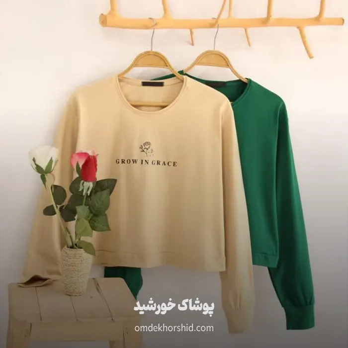 کراپ آستین دار