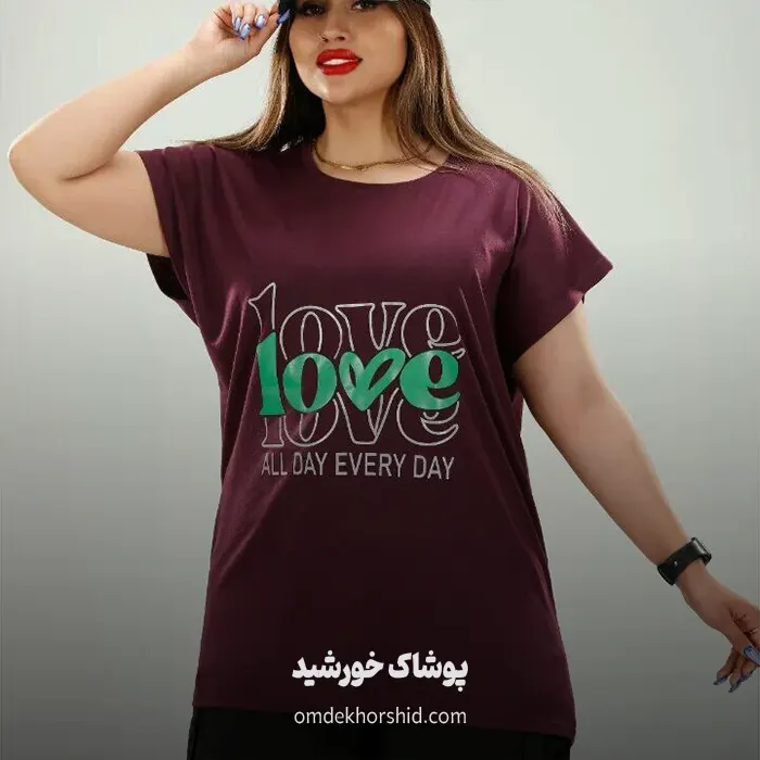 تیشرت قوار دار لاو