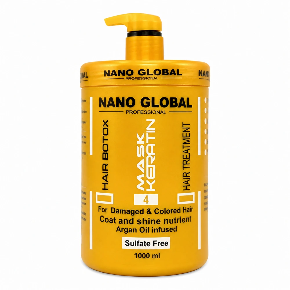 ماسک مو داخل حمام نانوگلوبال طلایی Nano Global