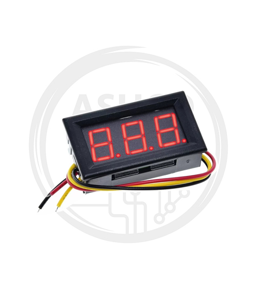 VOLTMETR DC 0.56 RED