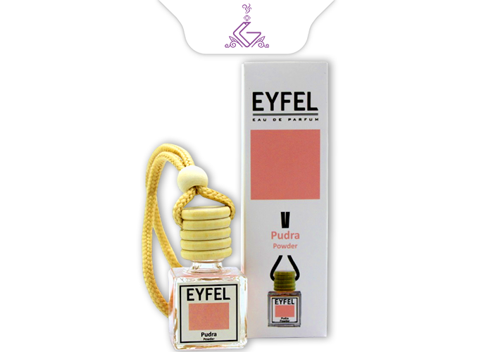 خوشبو کننده ماشینی آویز (شیشه ای)پودر POWDER برند ایفل EYFEL