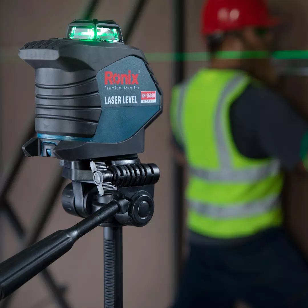 تراز لیزری 120+360 درجه نور سبز رونیکس مدل : RH-9503G