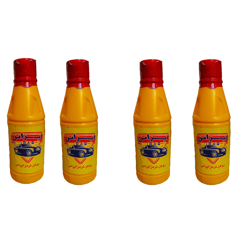 روغن ترمز ایراس مدل B4 حجم 250 میلی لیتر بسته 4 عددی کد OY-102