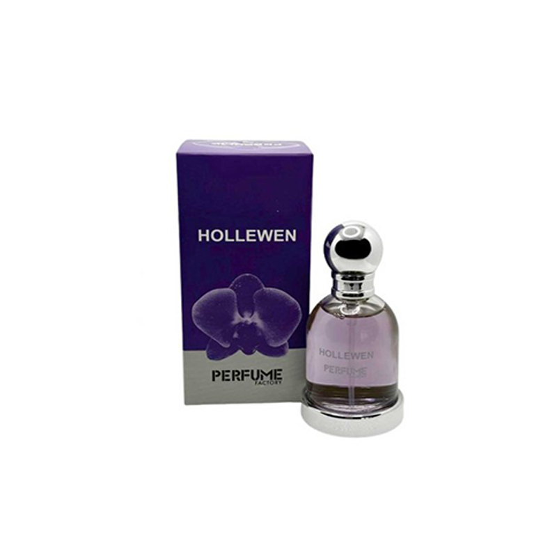 ادکلن مینیاتوری زنانه هالوین برند پرفیوم فکتوری حجم ۳۰ میل Hallewen Perfume Factory