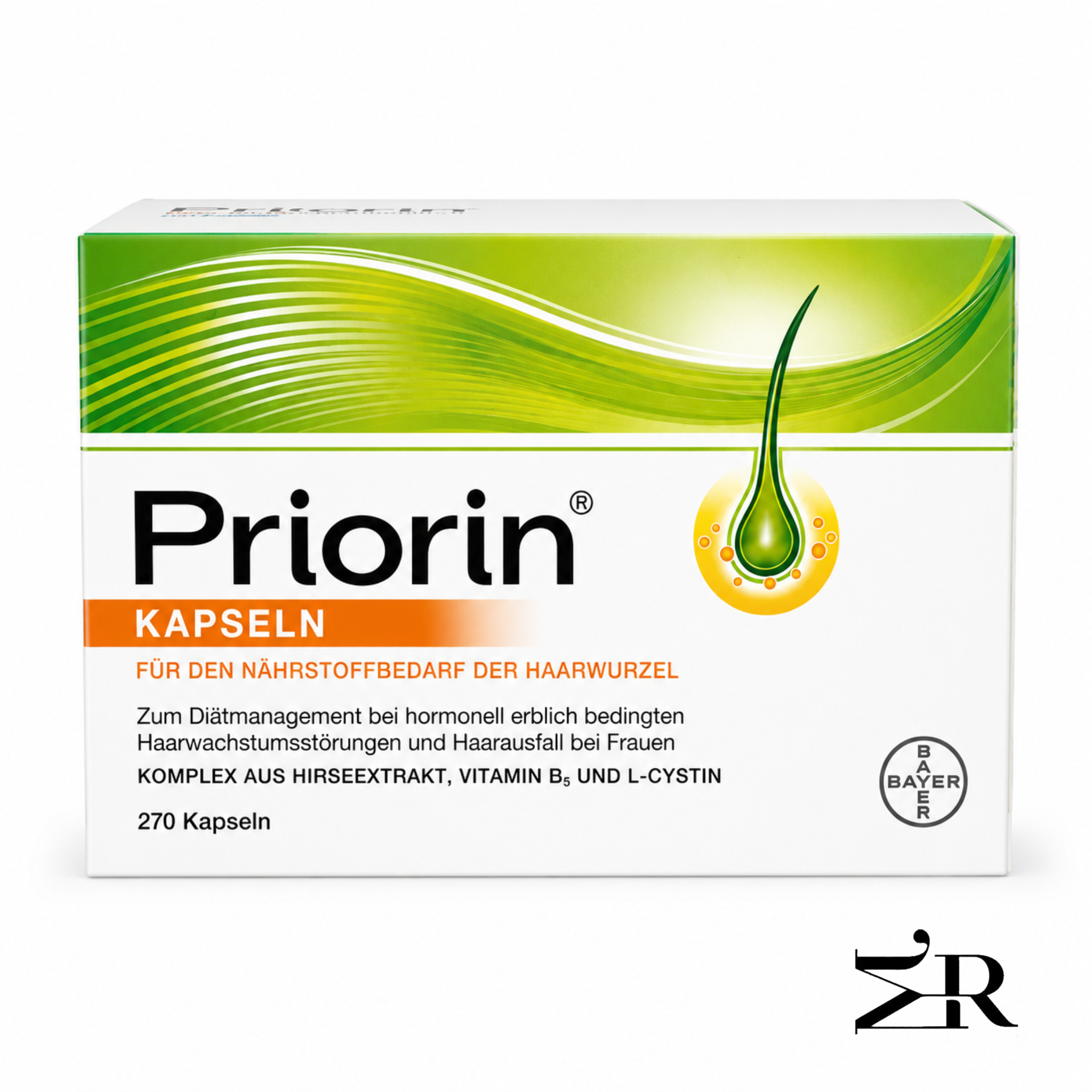 کپسول پریورین بایر 120 عددی | مکمل تقویت مو و کاهش ریزش مو Priorin Capsules