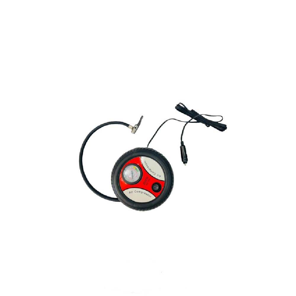 پمپ باد فندکی طرح تایر با فشار 260 PSI قرمز