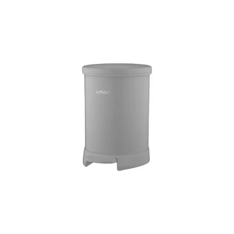 سطل گرد 4 لیتری کوچک لیمون کد 117000 - طوسی