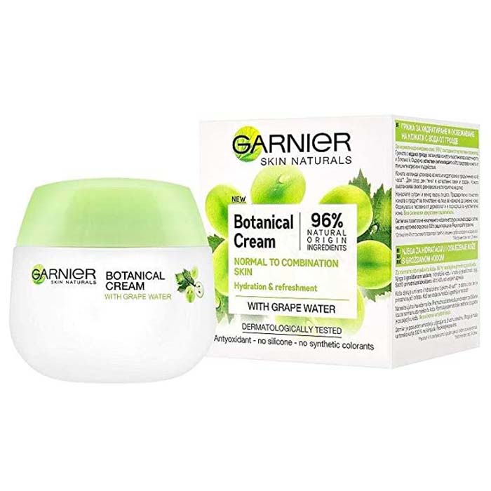 کرم آبرسان گارنیه حاوی عصاره انگور سری Botanical Cream