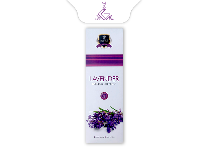 عود شاخه ای دست ساز 90گرمی لوندر/ اسطخودوس Lavender برند آلاکیک ALAUKIK