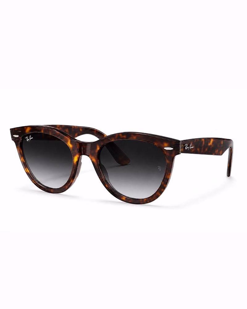 عینک آفتابی زنانه ریبن مدل RayBan RB2241-F Wayfarer Way - فريم هاوانا عدسي هايلايت مشكي