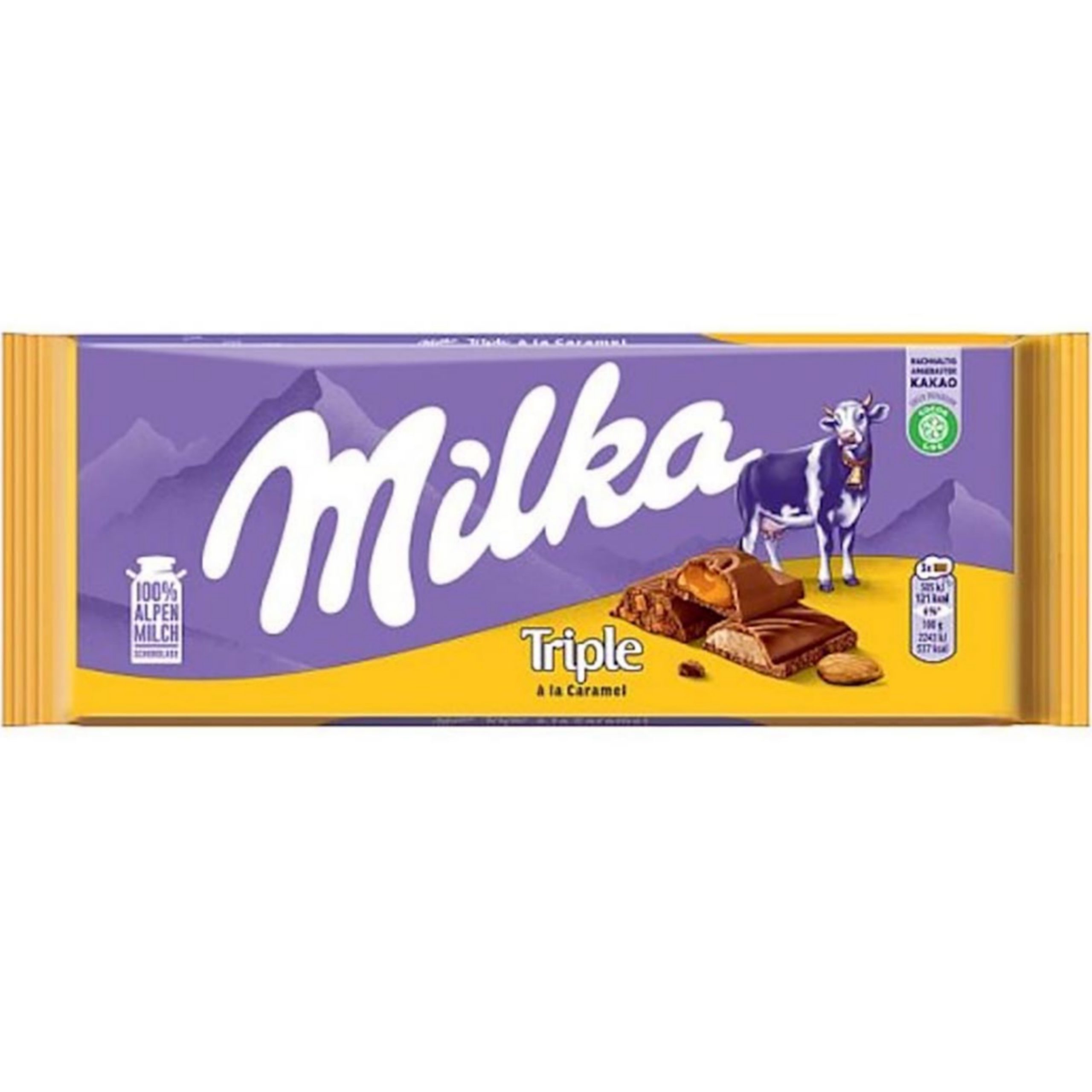 شکلات میلکا (کارامل بادام)