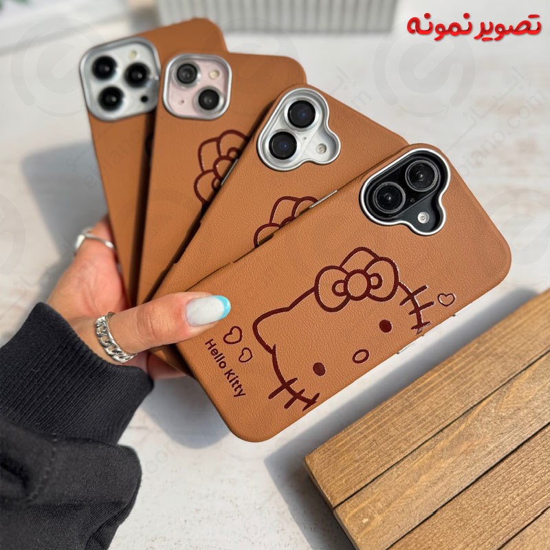 قاب هلو کیتی چرمی گوشی iPhone