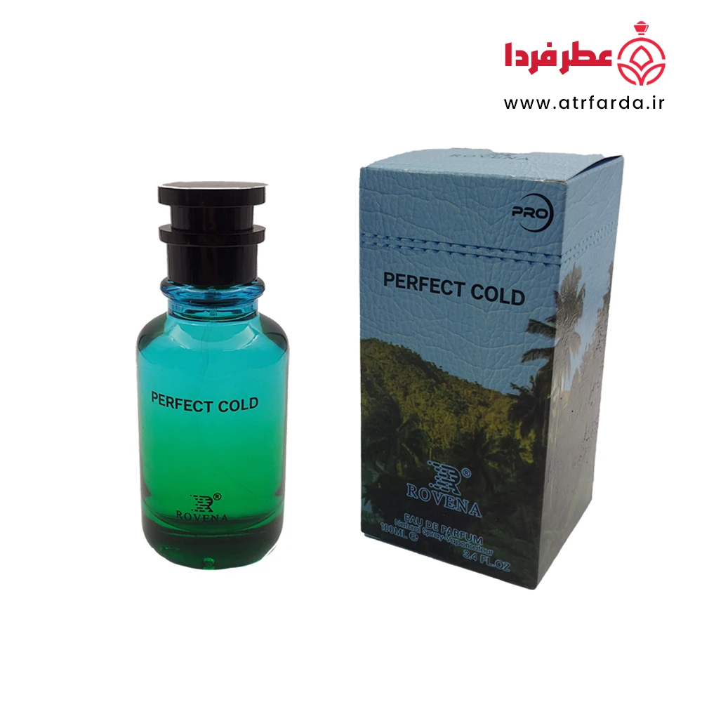 ادکلن روونا (ROVENA) مدل (PERFECT COLD) یونیسکس حجم ۱۰۰ میل