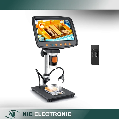 میکروسکوپ دیجیتال 1500X Portable Digital Microscope دارای نمایشگر 7 اینچی مدل MS1