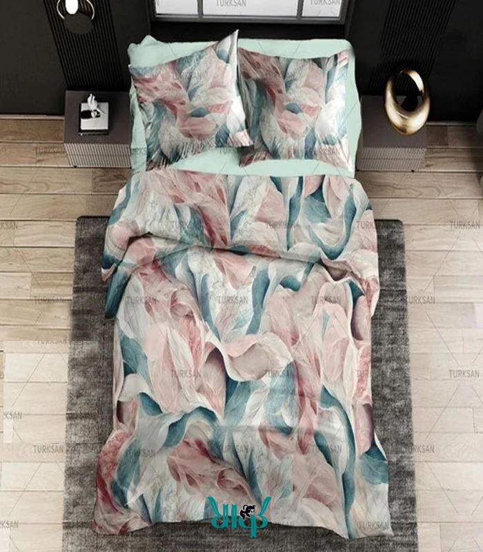 روتختی کرم دونفره گلدار کد d577