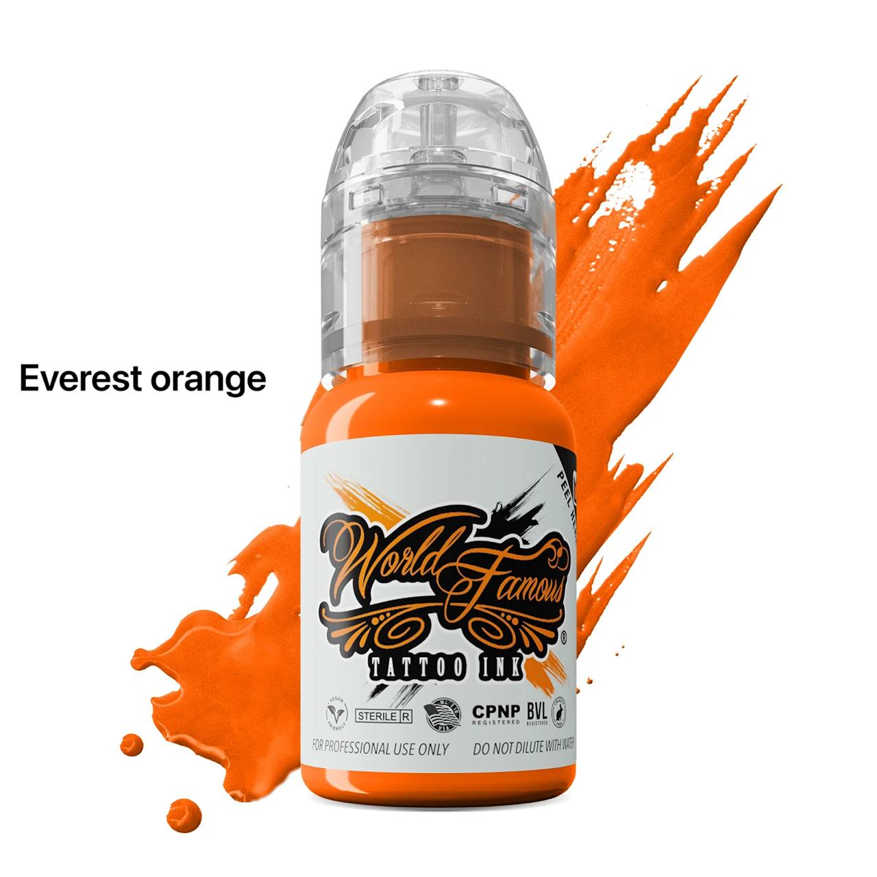 رنگ تاتو ورد فیمس EVEREST ORANGE
