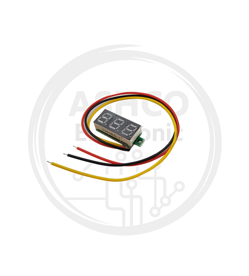 VOLTMETR 0.28 RED