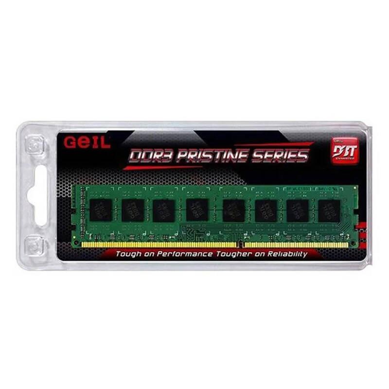 رم دسکتاپ DDR3 تک کاناله 1600 مگاهرتز GEIL PRISTINE ظرفیت 8 گیگابایت