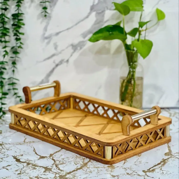 سینی چوبی مستطیل