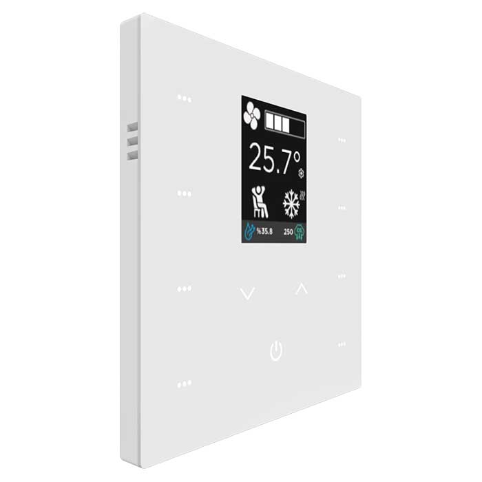 تاچ پنل iX2 2" KNX Touch Panel 2-4-8 Button, White w/ LCD